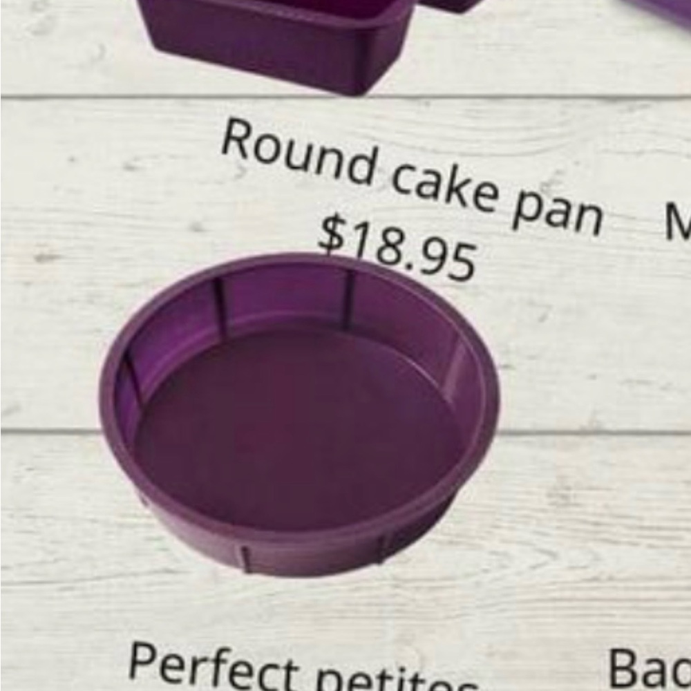 Epicure 8” Silicone Cake Pans- Set of 2 - Picture 5 of 6